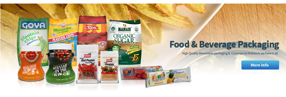 food & beverage packaging slide